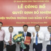 Ông Trần Ngọc Thành giữ chức vụ Hiệu trưởng Trường Cao đẳng Y tế Khánh Hòa