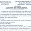 Thông báo về việc đăng ký xét tốt nghiệp đối với sinh viên kết thúc khoá học không theo đúng tiến độ đào tạo